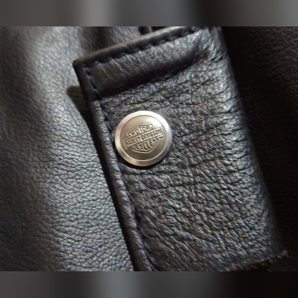 Harley davidson leather chaps - Picture 2 of 8